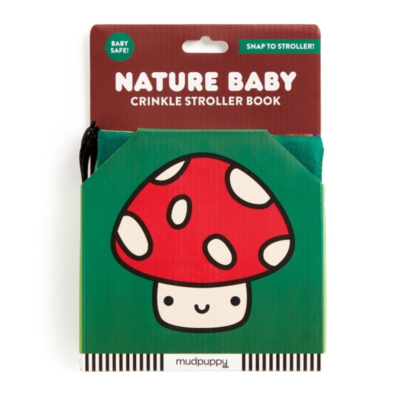 Crinkle Fabric Stroller Book – Nature
