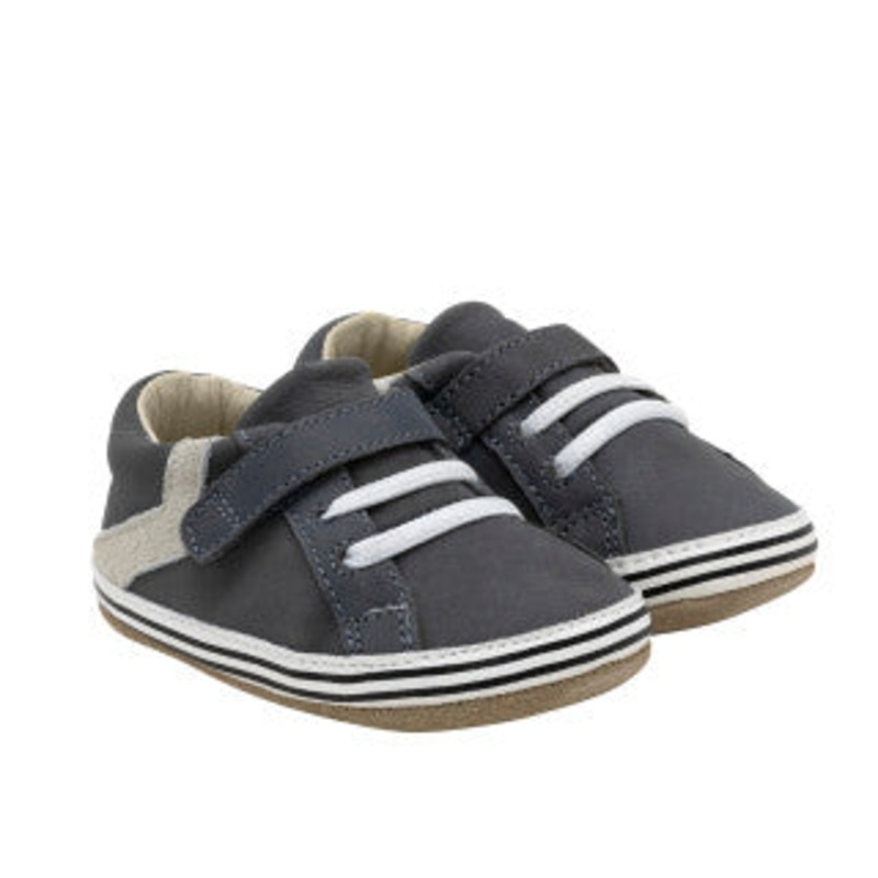 First Kicks Adam – Charcoal Size 2 (3-6m)