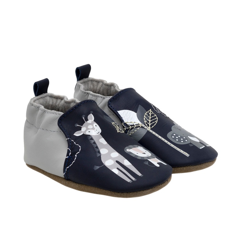 Soft Sole Baby Hello World – Navy 0-6m