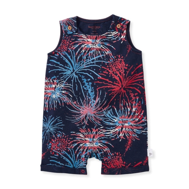 Celebrate America Organic Baby Boy Romper 0-3m