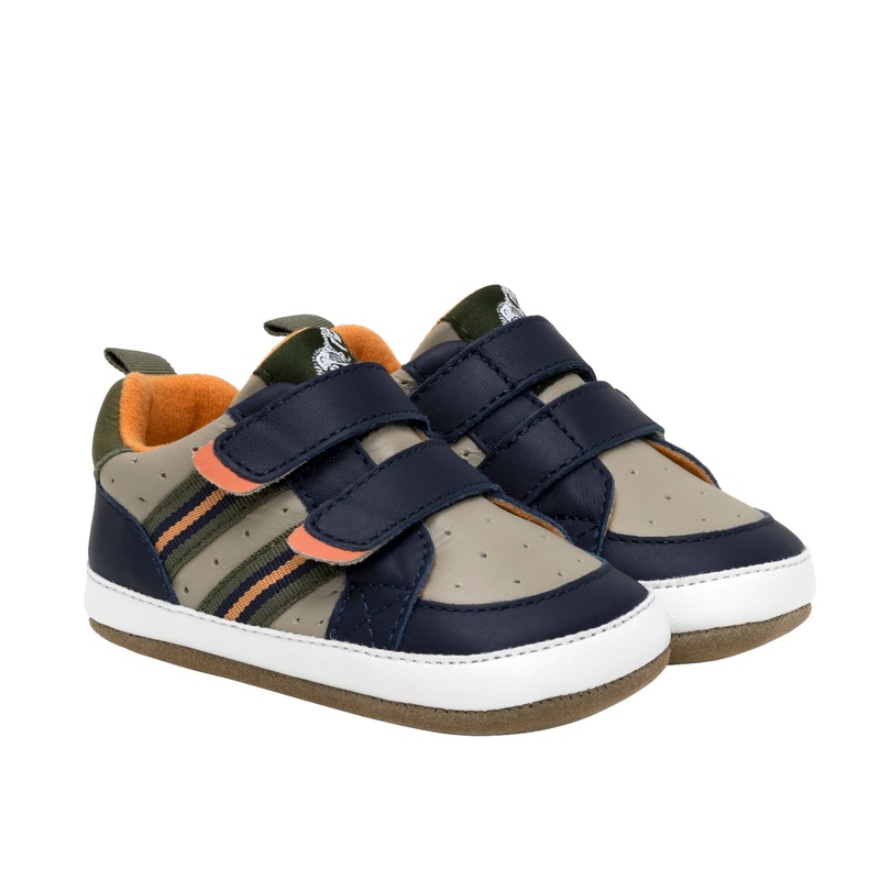 First Kicks – Brooks – Navy Size 2 (3-6m)