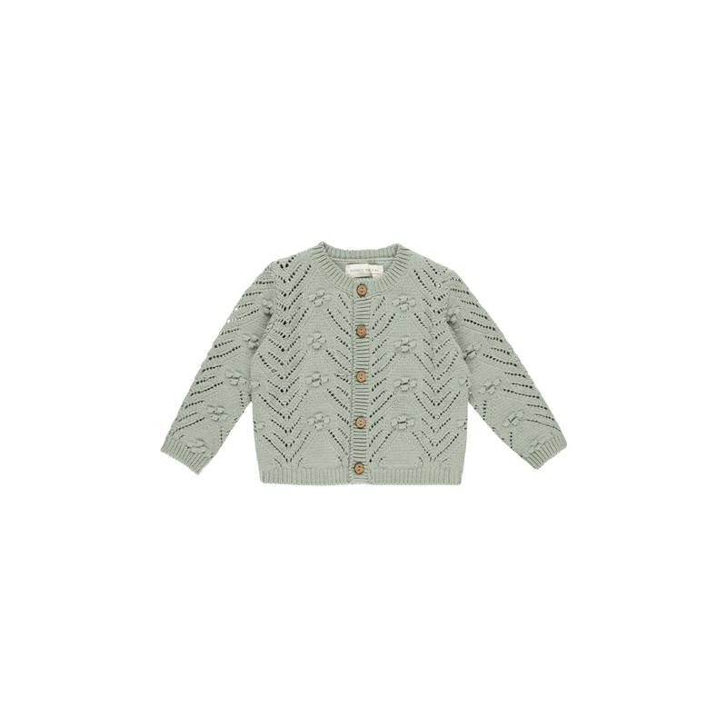 Knit Cardigan – Sage 0-3m