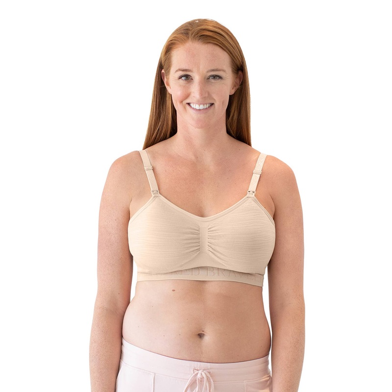 Sublime Hands-free Pumping & Nursing Bra – Beige S