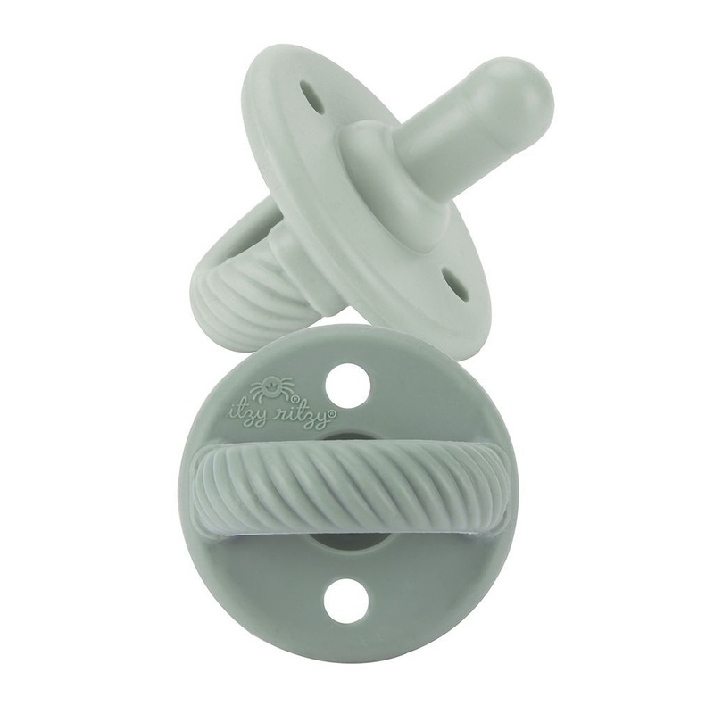 Cable Sweetie Soother Pacifiers – 2 Pack – Agave & Succulent Agave & Succulent