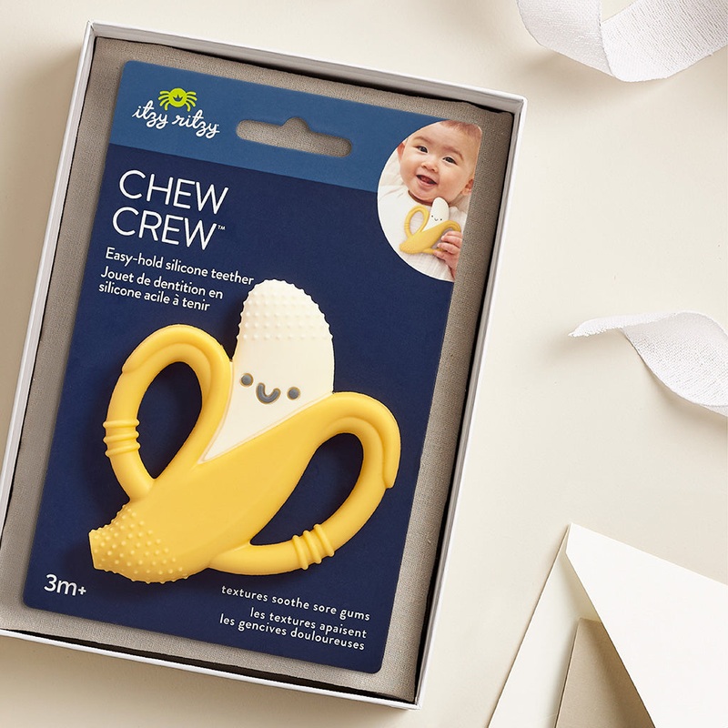 Chew Crew Silicone Teether – Banana
