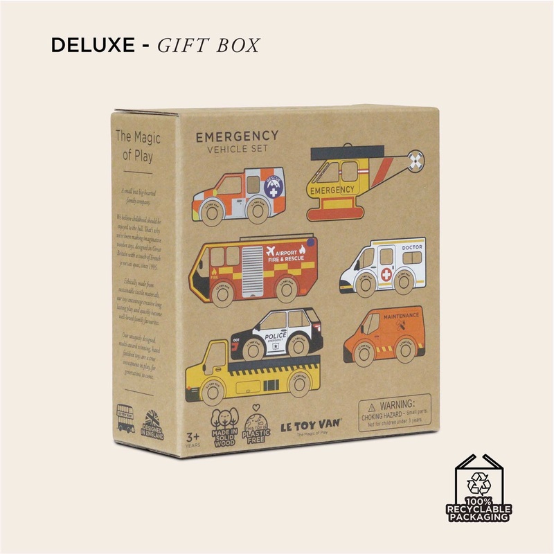 Emergency Helicopter & Rescue Cars Set