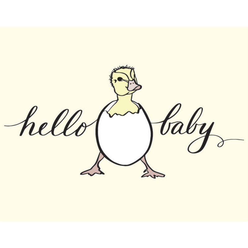 Hello Baby Card Hello Baby