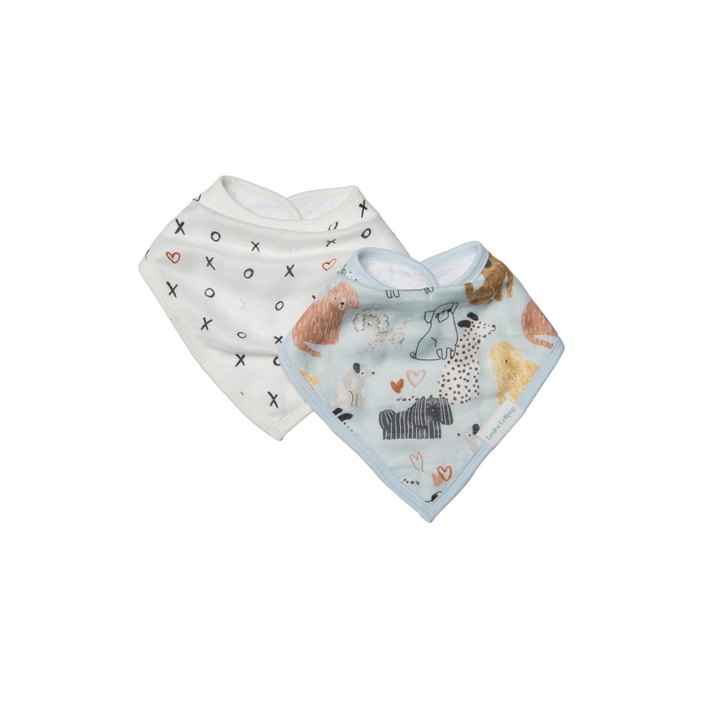 Luxe Muslin Bandana Bib Set – Honey Puppies