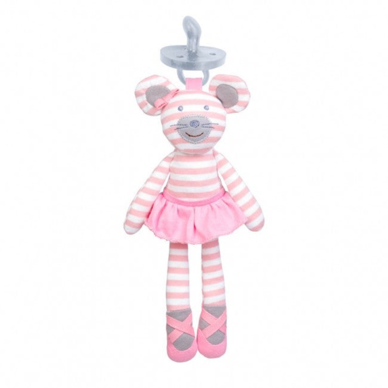 Organic Pacifier Toy – Ballerina mouse