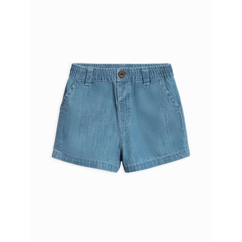 Organic Short – Luke Chambray 3-6m