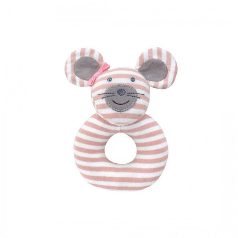 Organic Teething Rattle – Ballerina Mouse