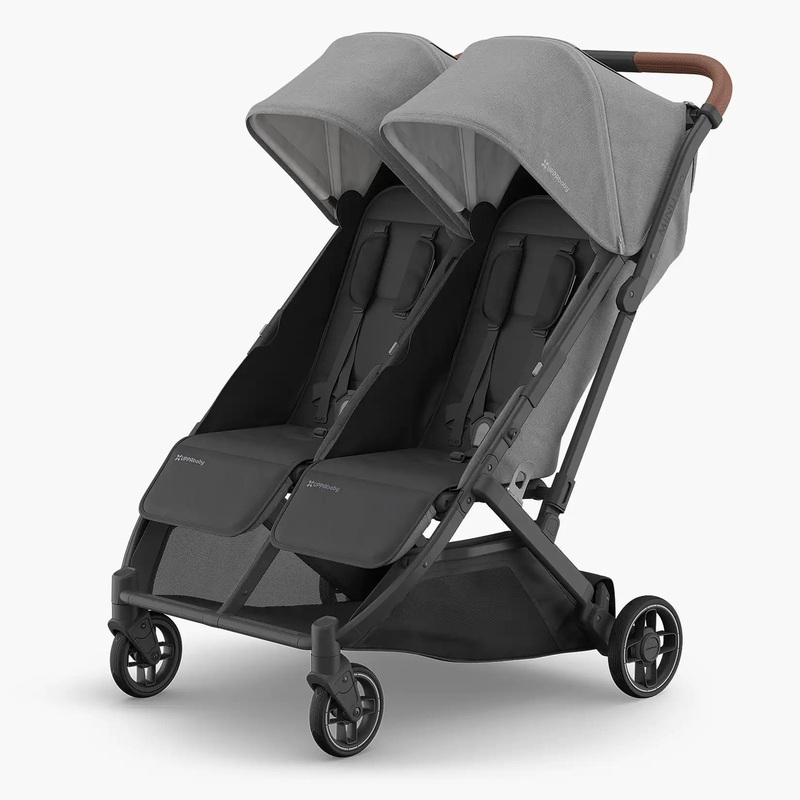 UPPAbaby Minu Duo – Greyson (Charcoal Mlange – Carbon Frame – Saddle Leather)