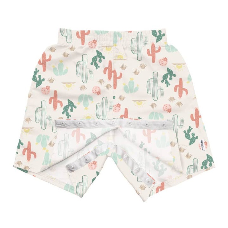 Easy-Change Eco Swim Trunks – Light Sand Cactus 6m