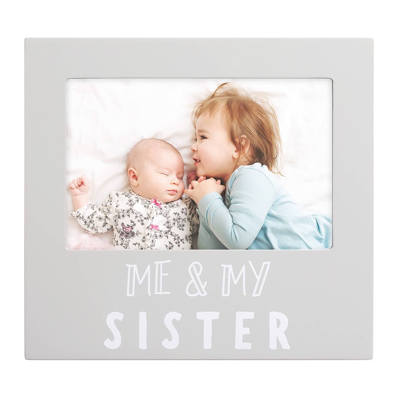 Me and My Sister Sentiment Frame – Gray