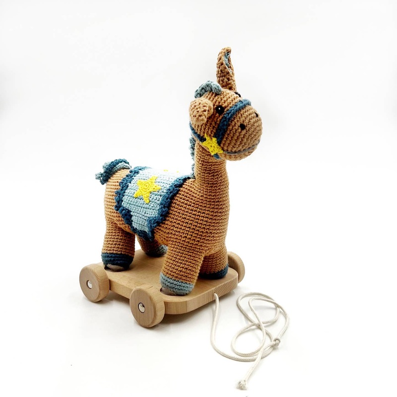 Pull Along Plush Horse