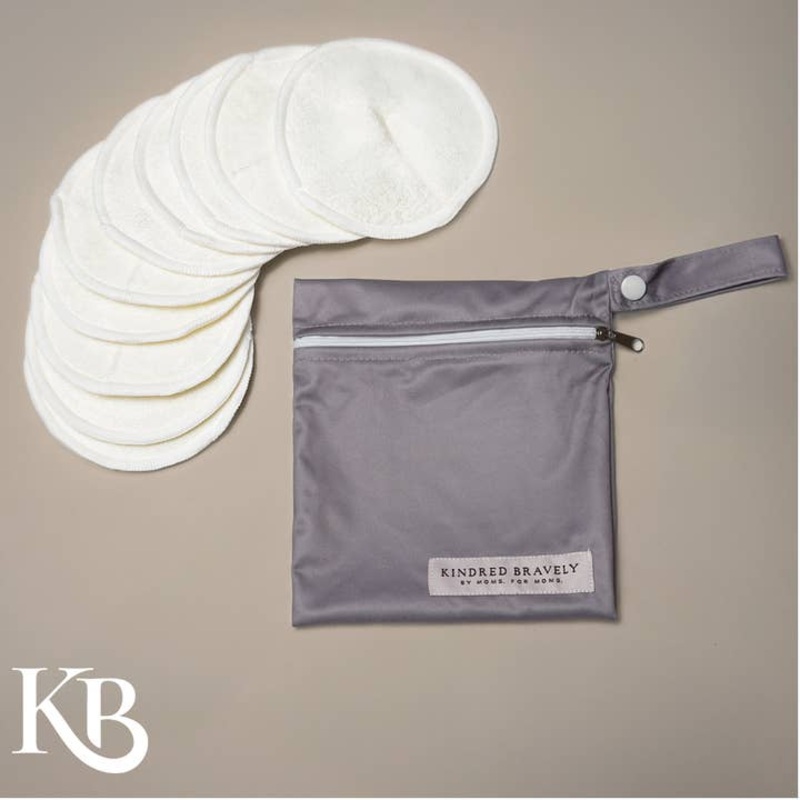 Washable Organic Bamboo Nursing Pads 10-pack – Twilight
