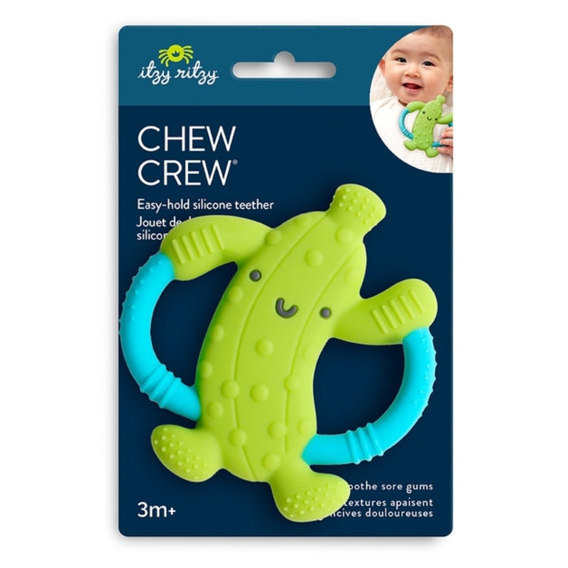 Chew Crew Silicone Teether – Pickle