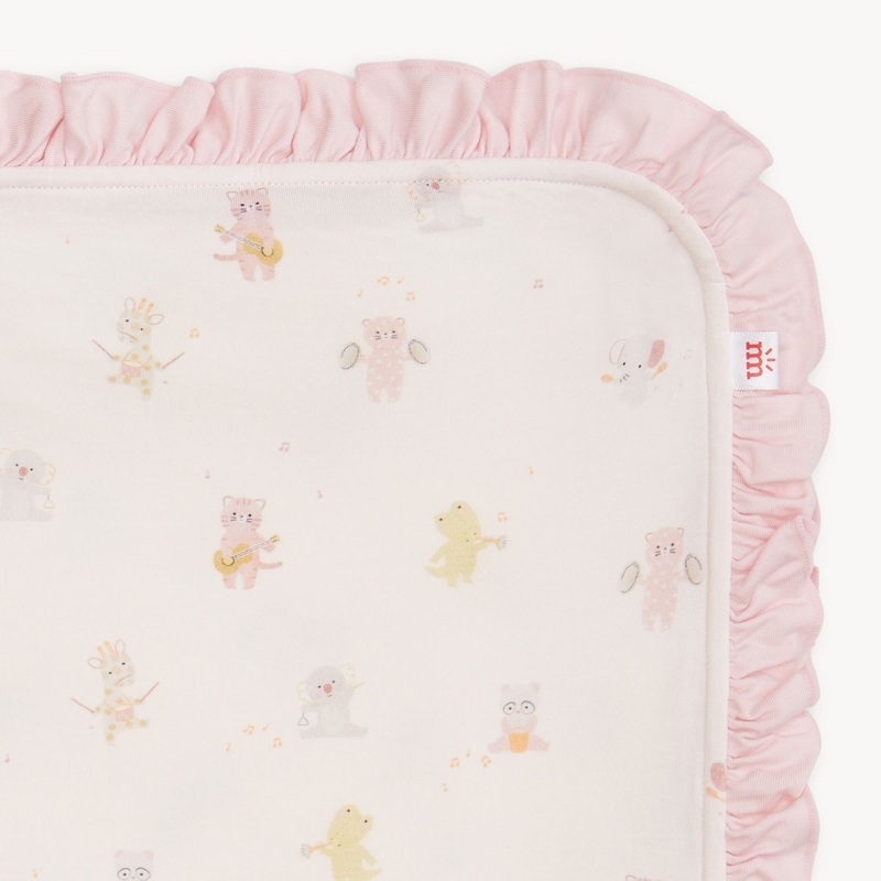 Modal Baby Blanket – Pink Baby Beats