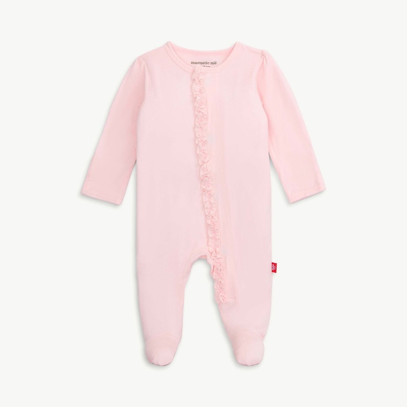 Modal Magnetic Footie – Pink Dogwood PRE