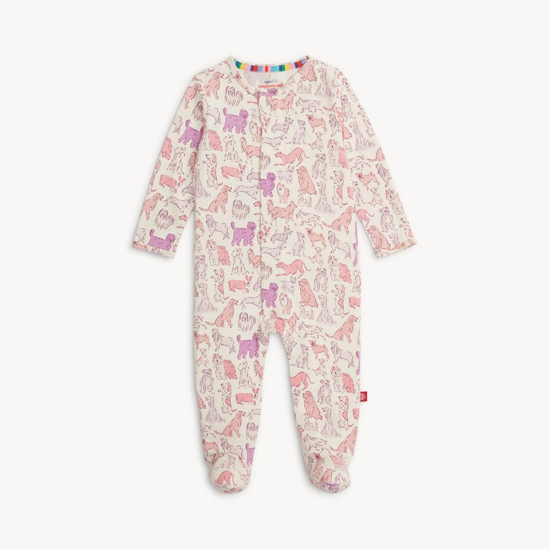 Modal Magnetic Footie – Pink it’s a PAW-TY 0-3m