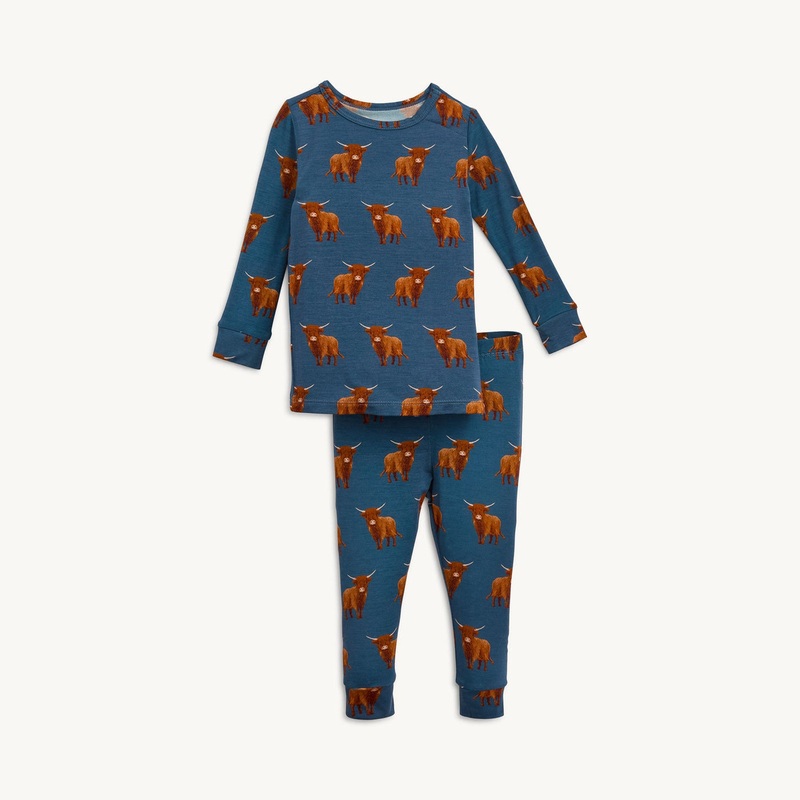 Modal Magnetic Long Sleeve Toddler Pajamas – Word to Your Herd 2T