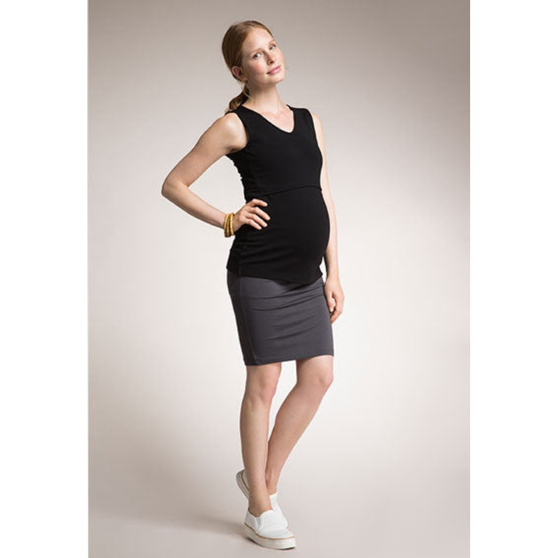 Once-On-Never-Off Ruched Skirt XS Elephant