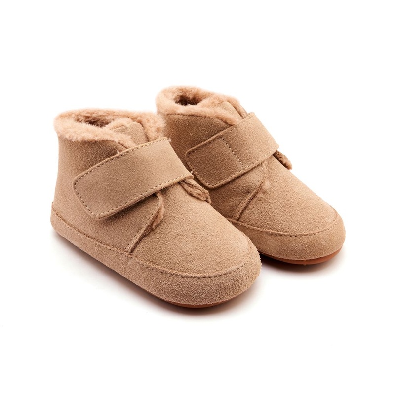 Shloofy Boot – Sand Suede 19 (US 3)