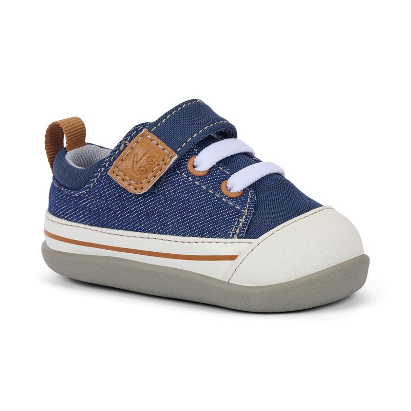 Stevie Mini (First Walker) – Navy Denim Size 3
