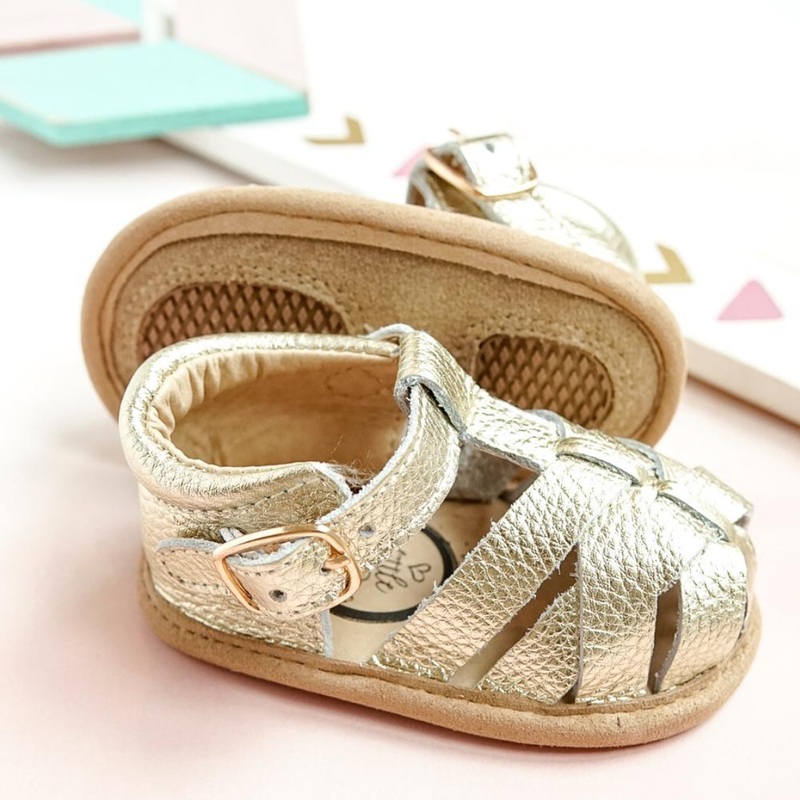 Ella Sandal – Gold 2 (0-6m)