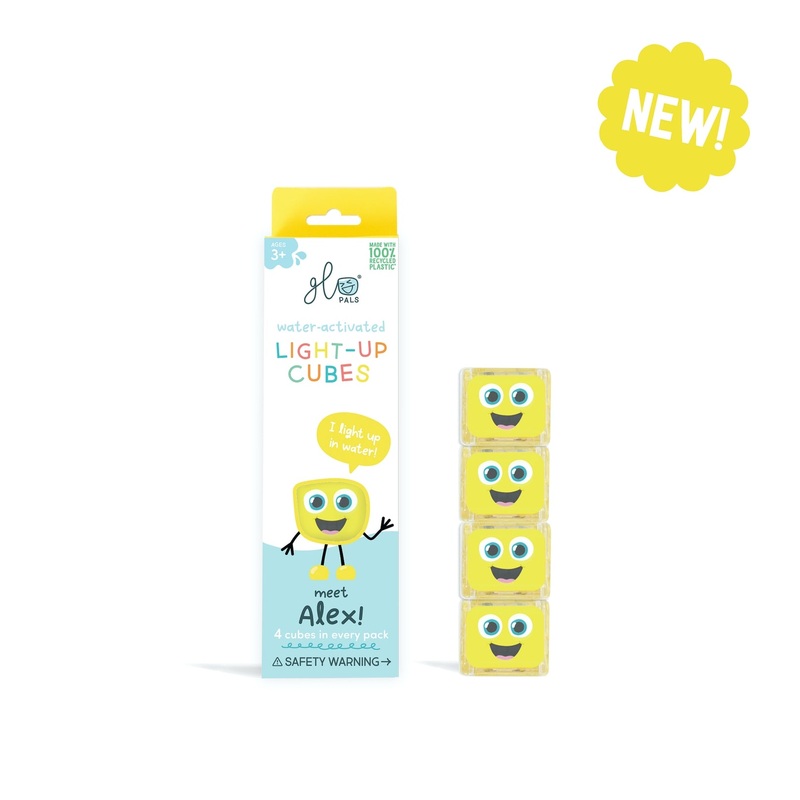 GloPals Light Up Water Cubes Alex-Yellow