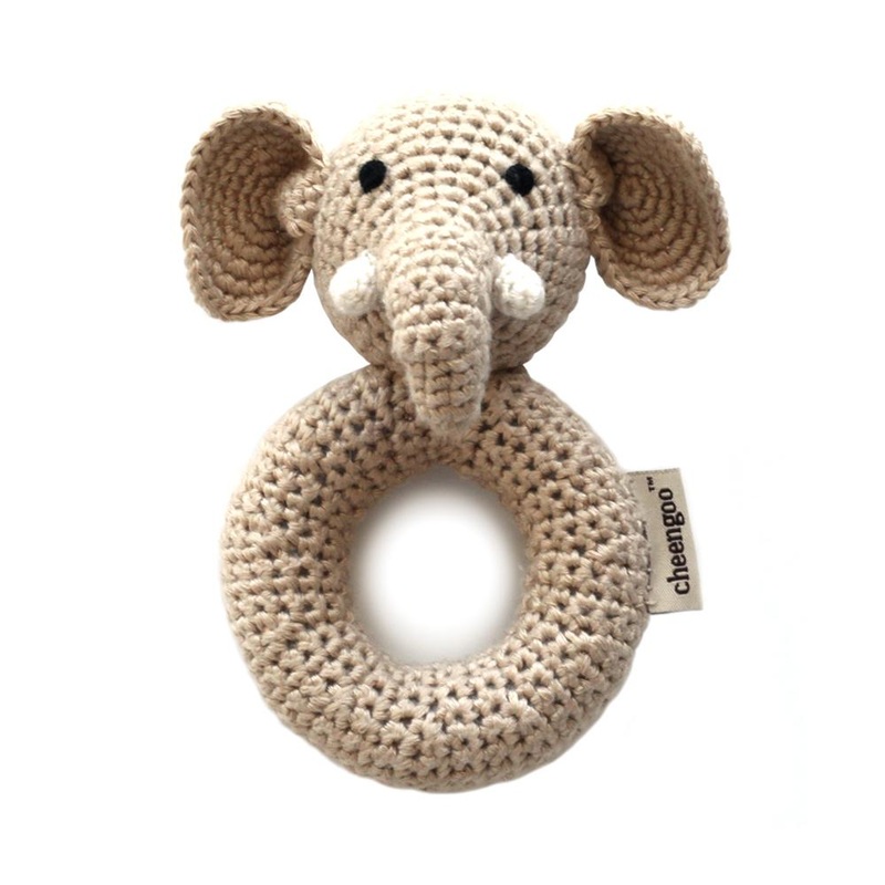 Hand Crocheted Ring Rattle – Various Monkey