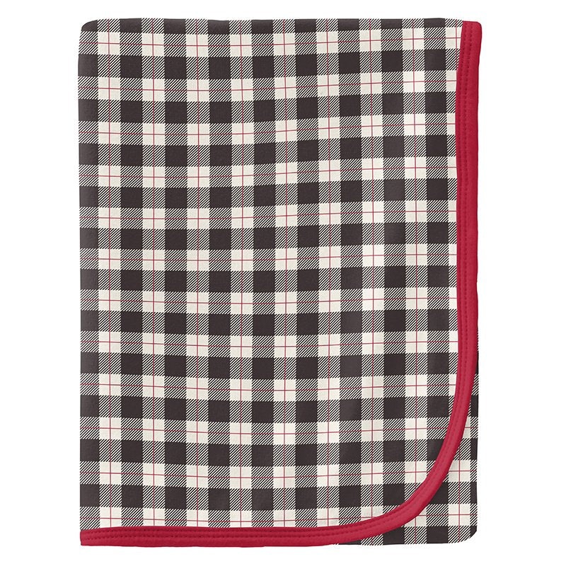 Holiday Swaddling Blanket – MIdnight Holiday Plaid