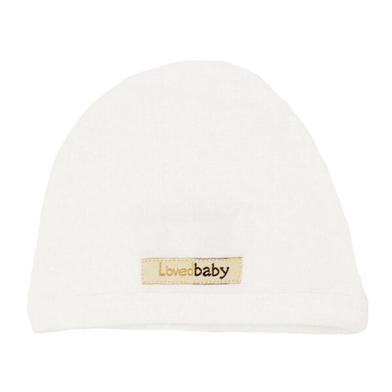 L’ovedbaby Preemie/Newborn Cute Cap – Various Colors White
