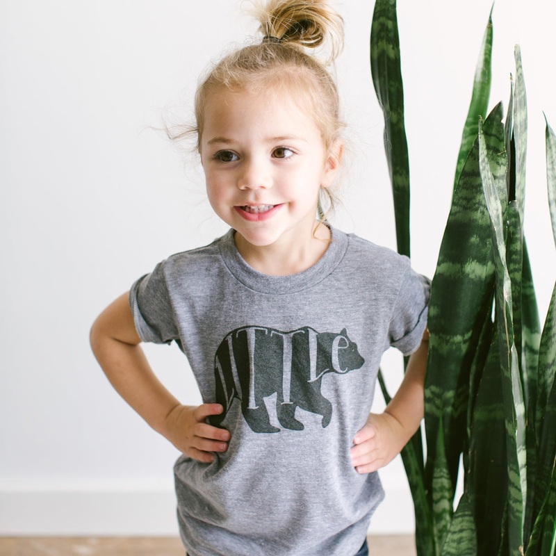 Little Bear Kid’s Tee – Gray 2T
