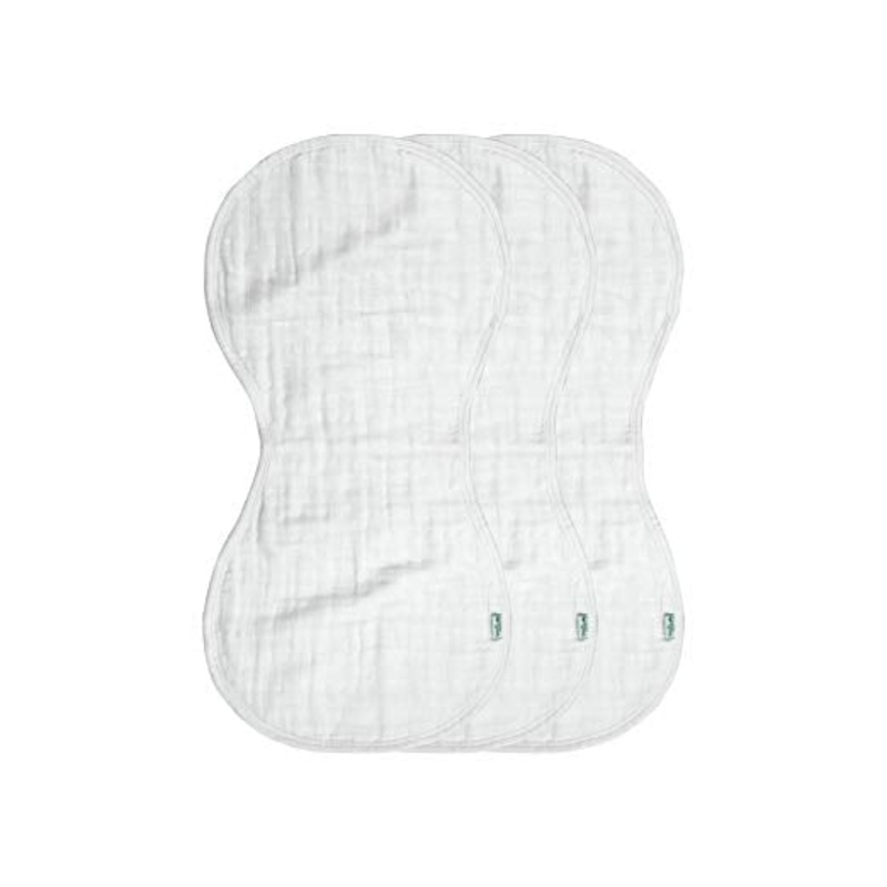 Muslin Burp Cloths – Various Colors White