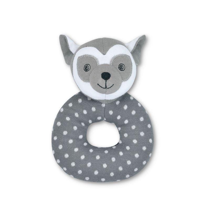 Organic Teething Rattle – Bruce Lemur