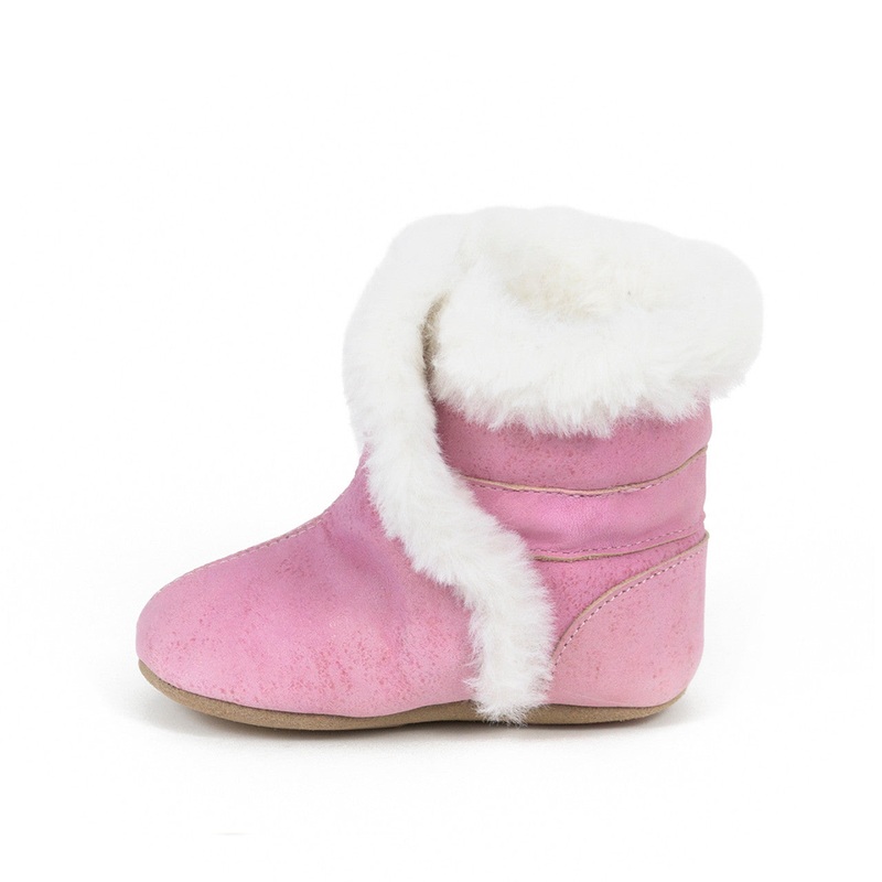 Classic Boots – Pink 0-6m