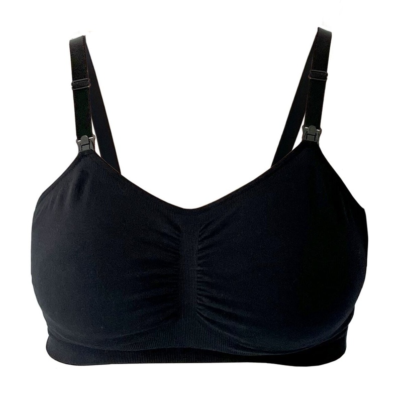 Hands-free Pumping & Nursing Bra – Black S