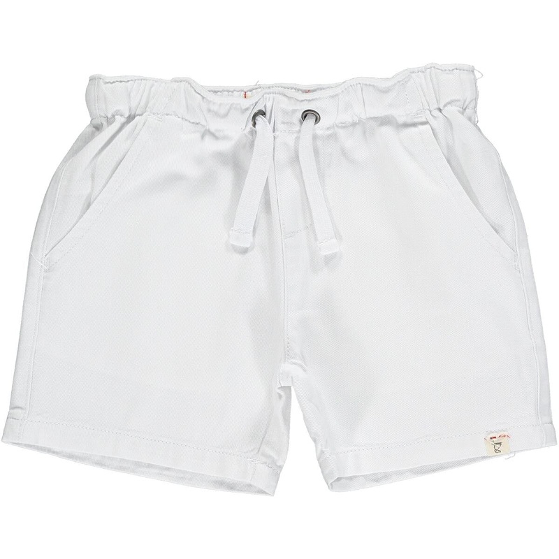Hugo Twill Shorts – White 18-24m