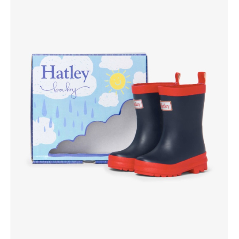 My 1st Rain Boots – Navy & Red Matte 20 (4)