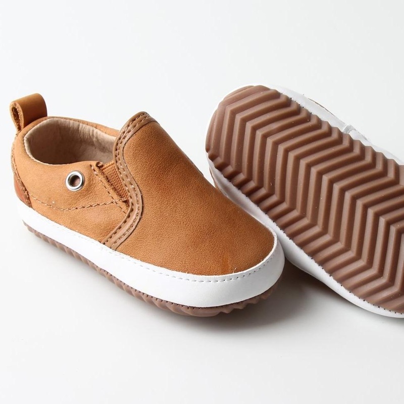 Quinn Slip On with Anti-Slip Sole – Desert Sand 2 (3-6m)