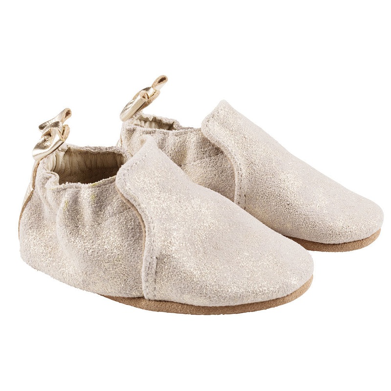 Soft Sole – Pretty Pearl Gold Shimmer 0-6m