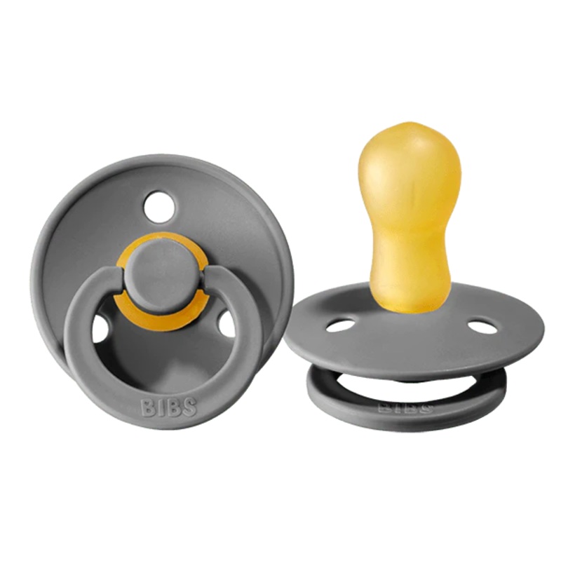 BIBS Pacifier 2 Pack – Original Size 3 – Various Colors Size 3 (18m+) Smoke