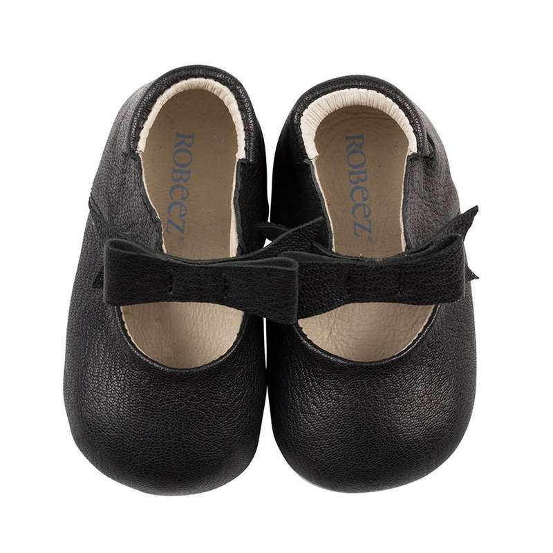 First Kicks – Sofia (Black) Size 2 (3-6m)