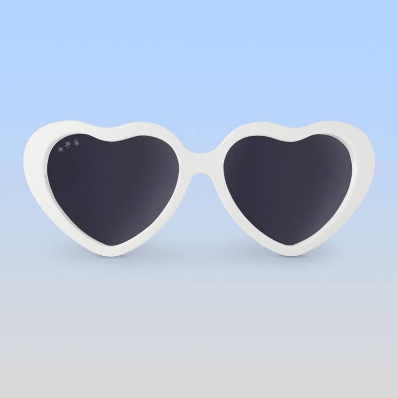 Heart Sunglasses – White (Various Sizes) Baby