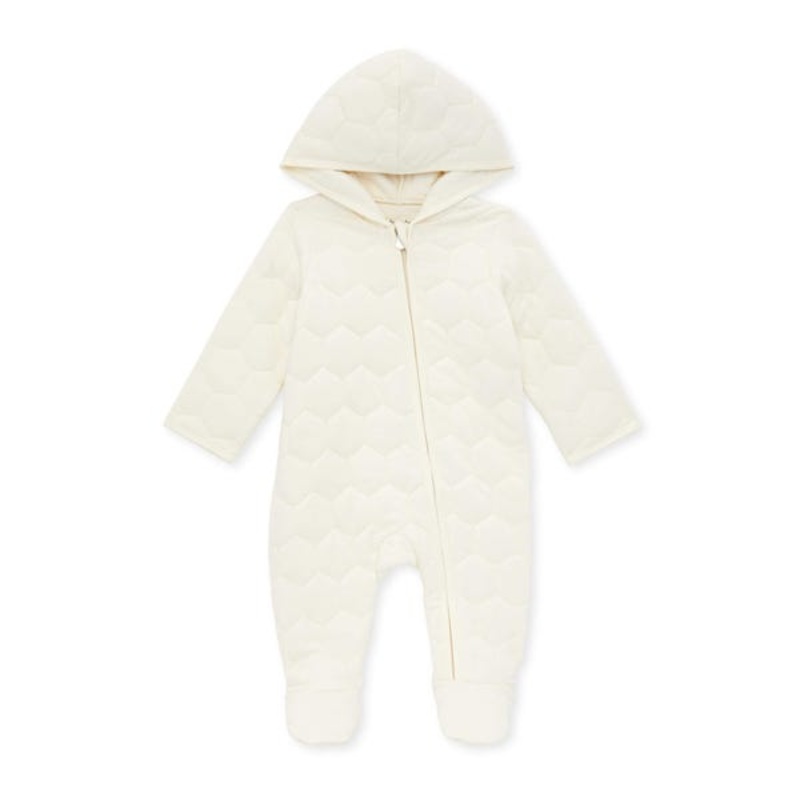 Honeycomb Quilted Bunting – Eggshell NB