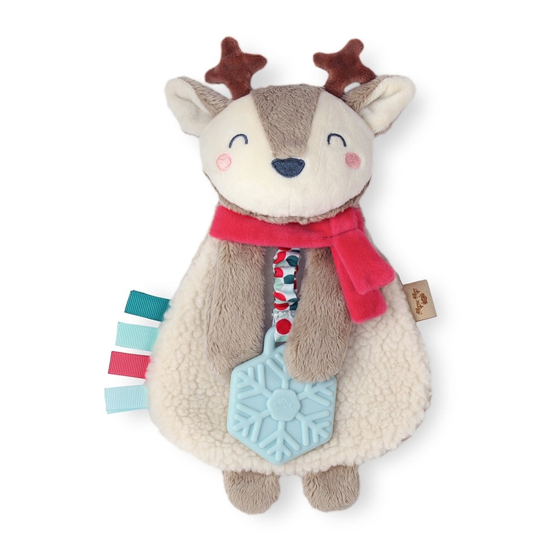 Itzy Lovey Holiday Reindeer Plush + Teether Toy