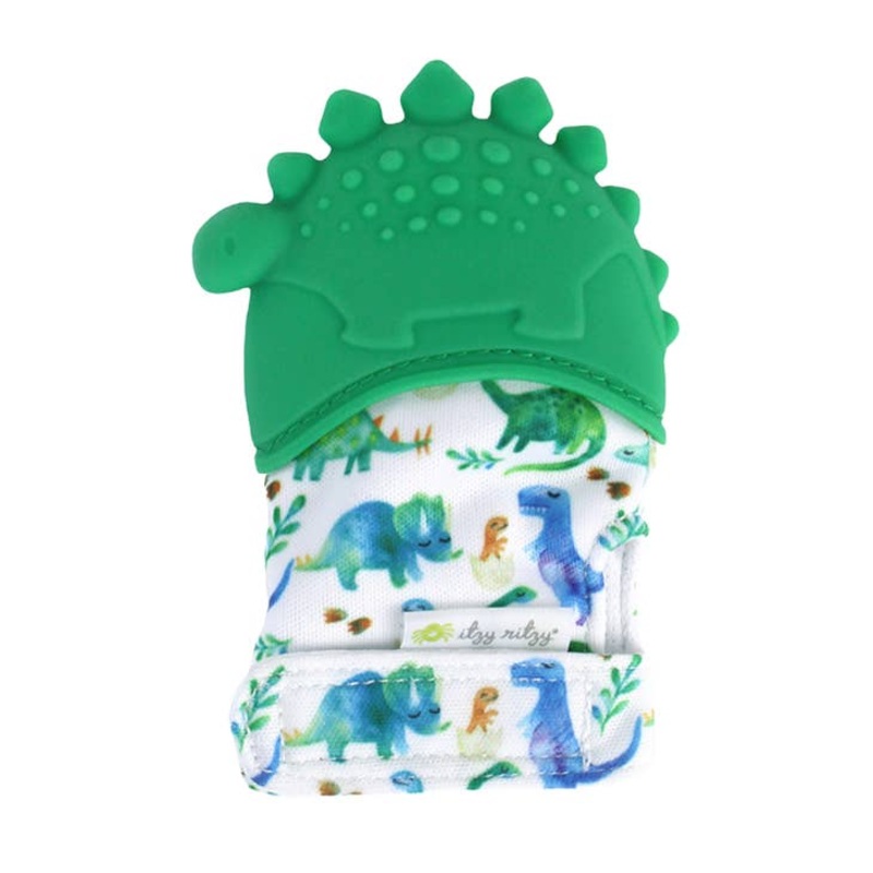 Itzy Mitt Silicone Teething Mitts – Various Styles Dinosaur