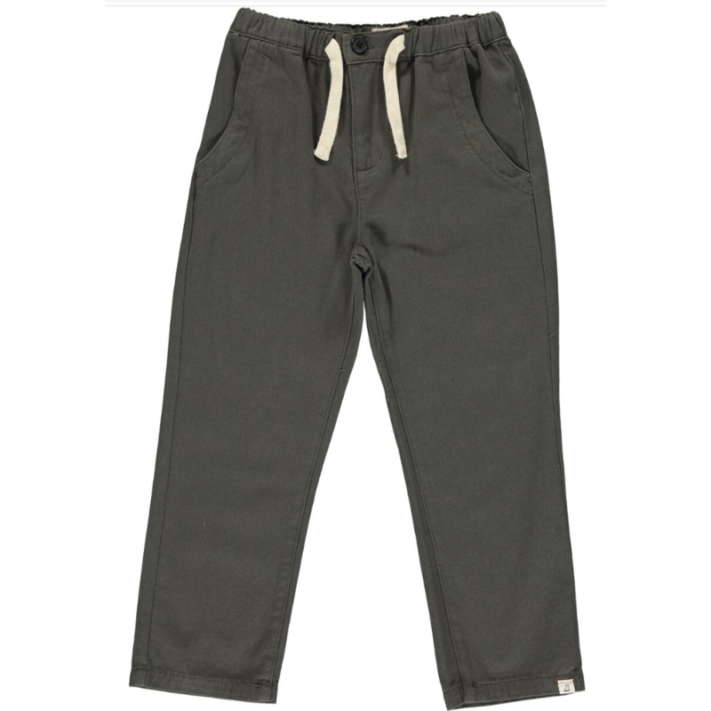 JAY Twill Pants – Charcoal 6-9m