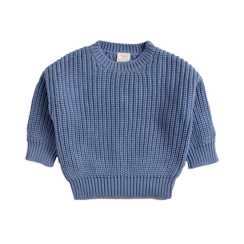 Organic Knitted Chunky Sweater – Tempest 12-18m